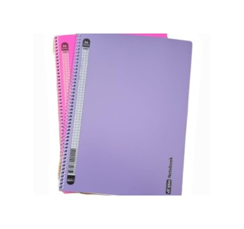 Vegam A-4 PP Spralli Defter 96 Yaprak Kareli